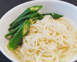 簡単！ オクラの冷やしスープそうめん作り方15写真