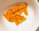 レンジ肉無チクワ梅クリーム味野菜炒め作り方4写真