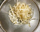 レンジ肉無チクワ梅クリーム味野菜炒め作り方5写真