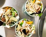 レンジ肉無チクワ梅クリーム味野菜炒め作り方11写真