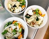 レンジ肉無チクワ梅クリーム味野菜炒め作り方13写真