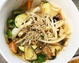 レンジ肉無チクワ梅クリーム味野菜炒め作り方19写真