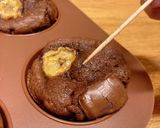 ふわもち食感♡チョコバナナマフィン作り方9写真