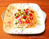 キラキラ輝くフルーツうどん✨くるみソース作り方7写真