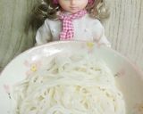 リカちゃん♡レタスのごまマヨそうめん*゜作り方2写真