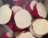 サツマイモとリンゴのバター煮作り方1写真