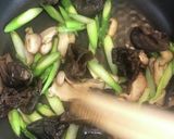 アスパラときくらげと椎茸の卵炒め作り方11写真