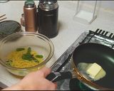 たっぷり大葉の梅バターパスタ作り方3写真