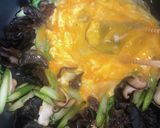 アスパラときくらげと椎茸の卵炒め作り方13写真