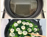 お腹に優しい＊お麩とほうれん草の卵とじ＊作り方2写真