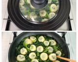 お腹に優しい＊お麩とほうれん草の卵とじ＊作り方3写真