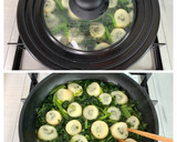 お腹に優しい＊お麩とほうれん草の卵とじ＊作り方3写真