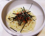 子ども向けイクラのクリームうどん作り方4写真