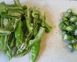 即発汗！美味しい甘辛さ　ししとうの佃煮作り方1写真