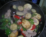茄子とピーマンの肉味噌炒め作り方5写真