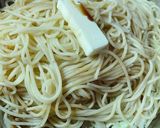 あみ海老とキャベツのバター醤油パスタ作り方4写真