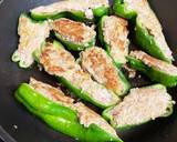 味噌がミソ☺　ピーマンの肉詰め煮作り方5写真