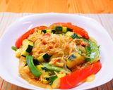 毛ガニの夏野菜カレー炒め作り方8写真