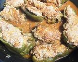 味噌がミソ☺　ピーマンの肉詰め煮作り方7写真