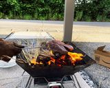 キャンプ飯　藁焼きカツオのたたき作り方4写真