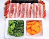 豚バラ肉とゴーヤと人参の重ね煮作り方1写真