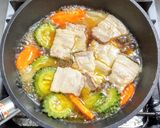 豚バラ肉とゴーヤと人参の重ね煮作り方5写真