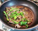 豆腐の牛肉ピーマンソテーのせ作り方2写真