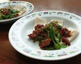 豆腐の牛肉ピーマンソテーのせ作り方3写真