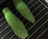 焼きゴーヤの辛子和え作り方1写真