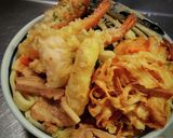 天婦羅 豚汁うどん❨(@≧↺≦@)❩wノ作り方10写真