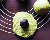 おうちカフェ★米粉入り！抹茶あんパン作り方4写真