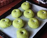 おうちカフェ★米粉入り！抹茶あんパン作り方8写真