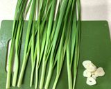 ニラの中華風スープ作り方1写真