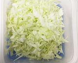 キャベツとツナのめんつゆマヨサラダ作り方1写真