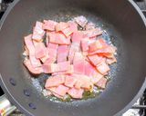 うどんカルボナーラ☆レンジで簡単作り方3写真
