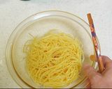 ツナ缶とコーン缶で冷製レモンパスタ作り方3写真