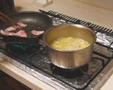 夏の香り！みょうがとバジルパスタ作り方2写真