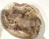 レンジで簡単★豚バラもやしポン酢作り方4写真