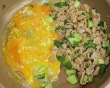 ♡青梗菜と豚肉の卵炒め♡作り方5写真