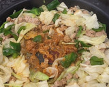 キャベツと豚ひき肉の味噌炒め作り方3写真