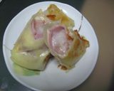 美味しい餅入り焼き春巻き作り方2写真