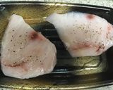 めかじきの黒酢オイスターソース焼き作り方1写真