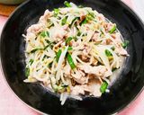 もやしは便利！豚ニラもやしポン酢ぶっかけ作り方8写真