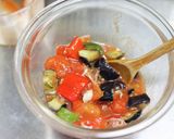 グリル野菜の冷製トマトパスタ作り方2写真