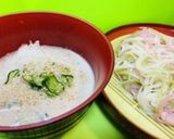 ＊塩さばで冷や汁そうめん＊作り方3写真