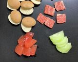 簡単！犬おやつ　誕生日バーガー作り方3写真