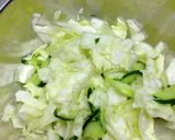 キャベツときゅうりの酢っきり塩もみ作り方2写真