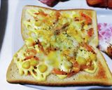 桜えびとコーンのマヨチーズトースト作り方6写真
