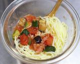 グリル野菜の冷製トマトパスタ作り方5写真