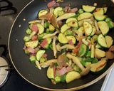 ズッキーニとオクラの夏野菜ペペロンチーノ作り方8写真
